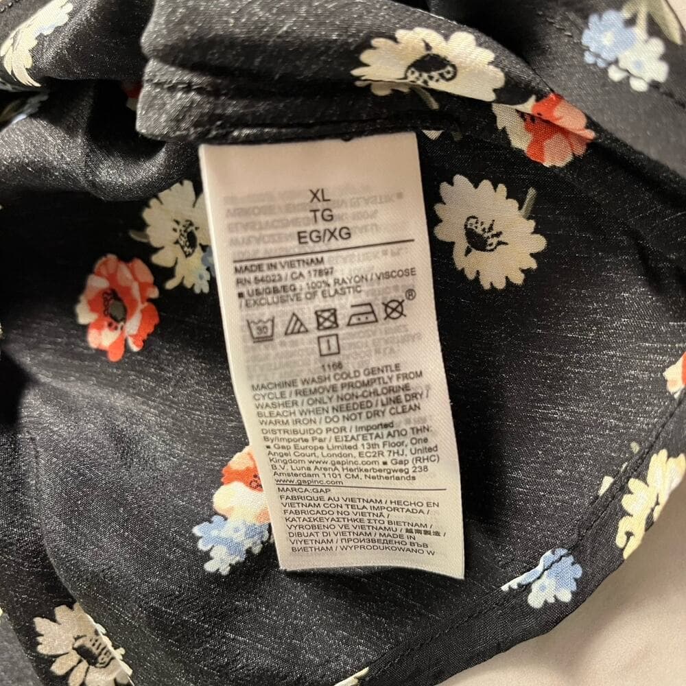 Gap Women’s Black Dress Size XL/TG - Thumbnail 2