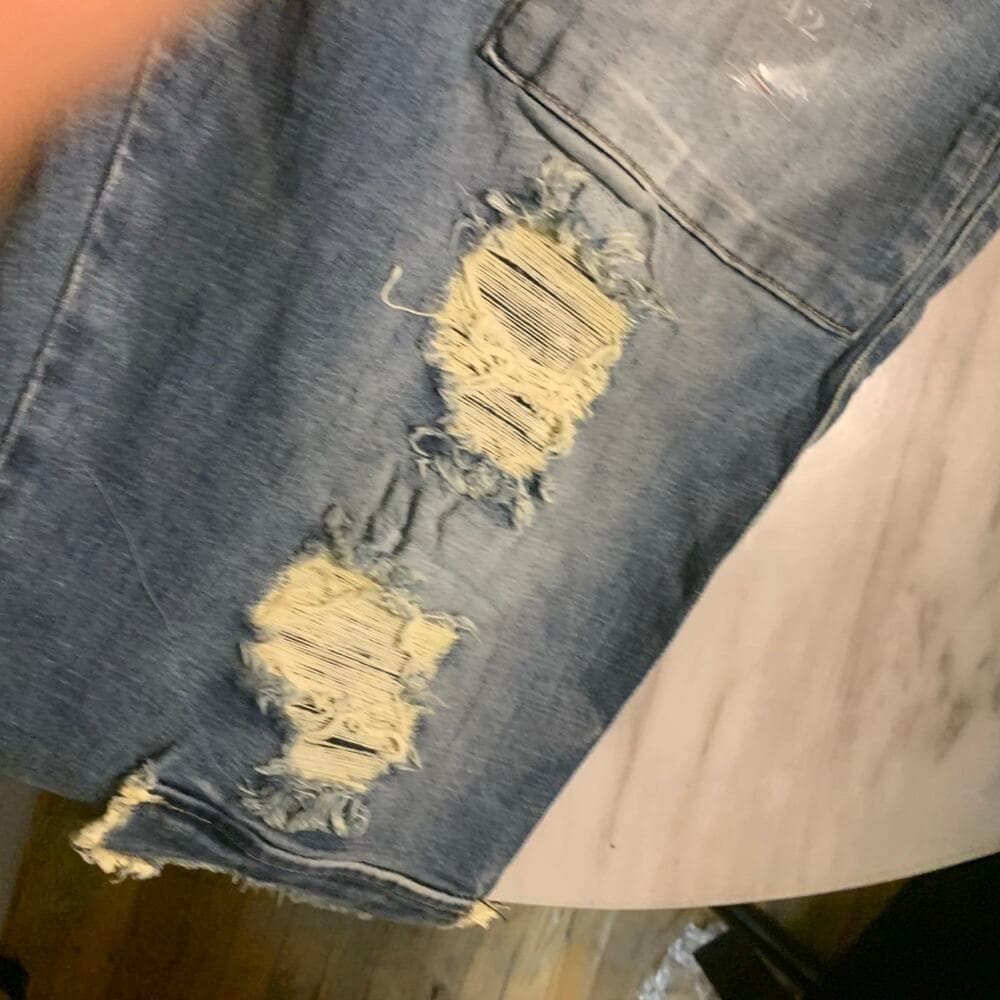Doctrine Superstack Blue Mens Jeans Size 42 - Thumbnail 7