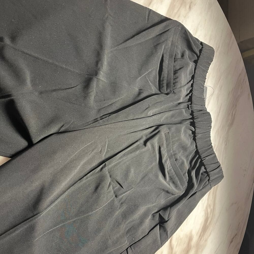 Lulus Strictly Business Black High-Waisted Trouser Pants Size Medium - Thumbnail 5