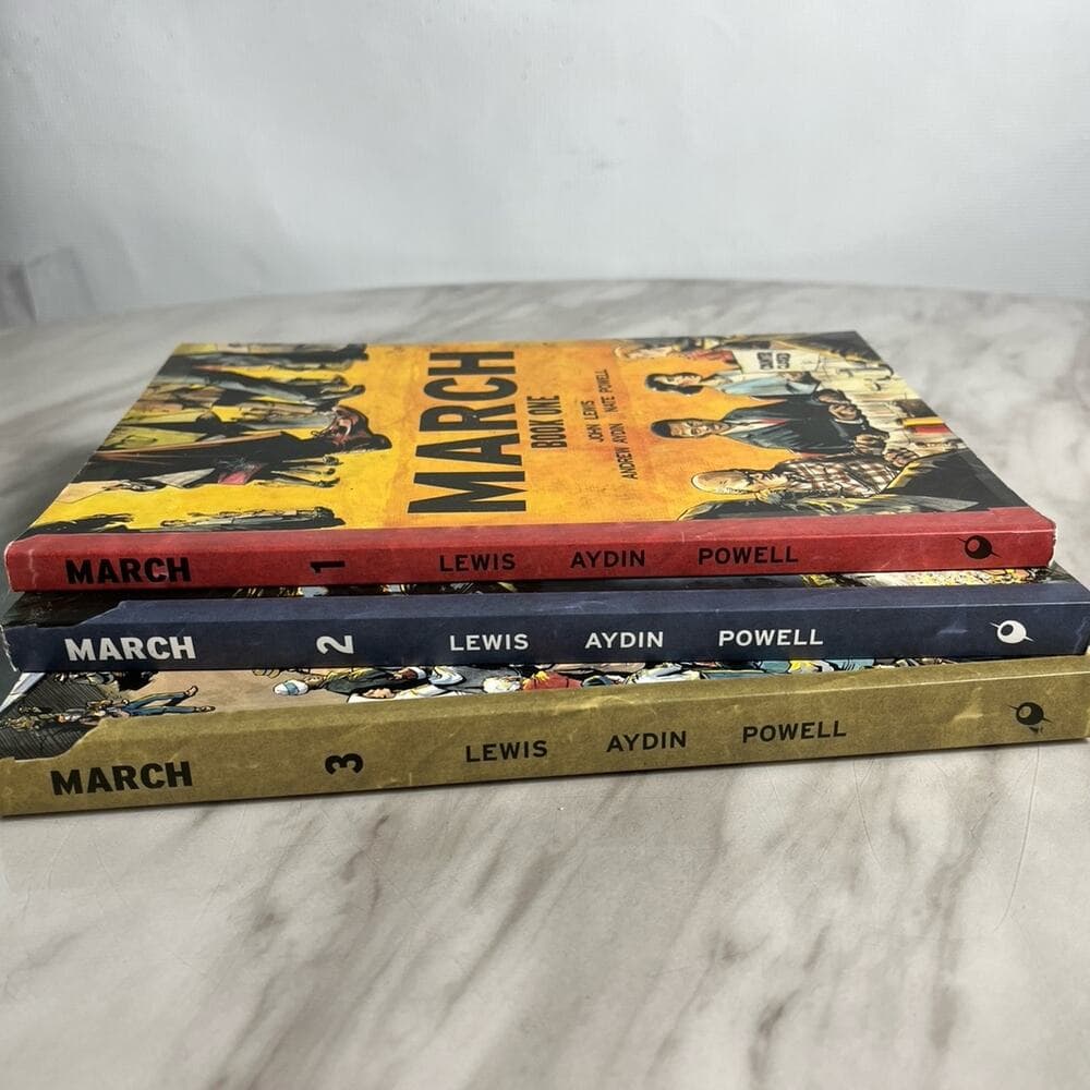 MARCH Volume 1-3 John Lewis Andrew Aydin Nate Powell - Thumbnail 5
