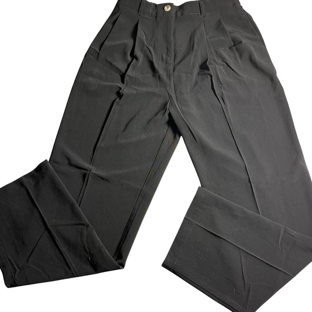Lulus Strictly Business Black High-Waisted Trouser Pants Size Medium - Thumbnail 8