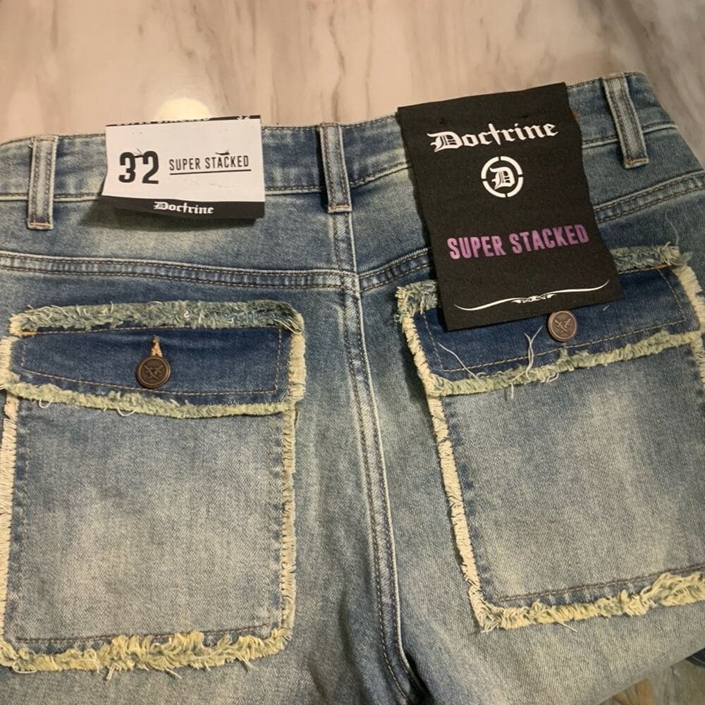 Doctrine Superstack Mens Jeans Size 32 - Thumbnail 6