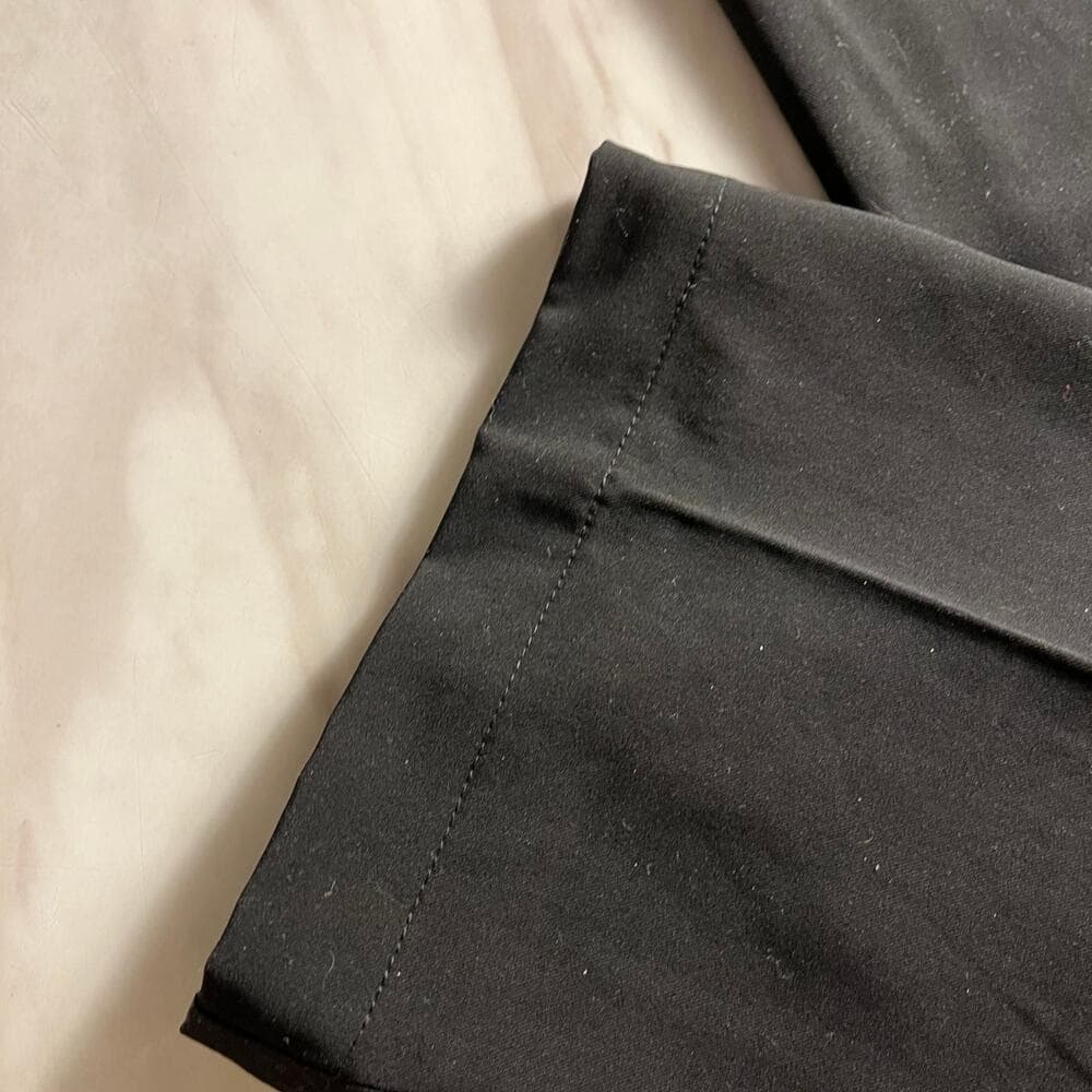 Lulus Strictly Business Black High-Waisted Trouser Pants Size Medium - Thumbnail 4
