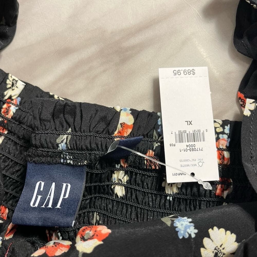 Gap Women’s Black Dress Size XL/TG - Thumbnail 6
