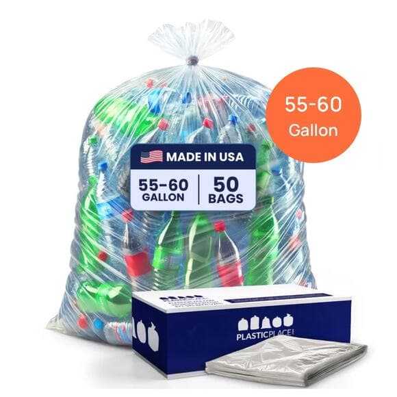 55-60 Gallon Contractor Bags - 3.0 Mil - 50/Case - Thumbnail 4