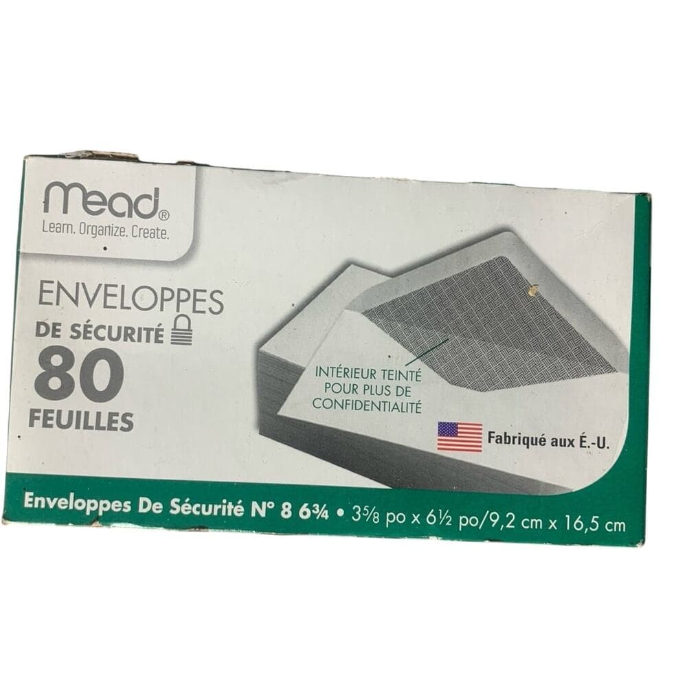 MEAD NO.8 6 3/4 SECURITY ENVELOPES 3 5/8 x 6 1/2 - Thumbnail 4