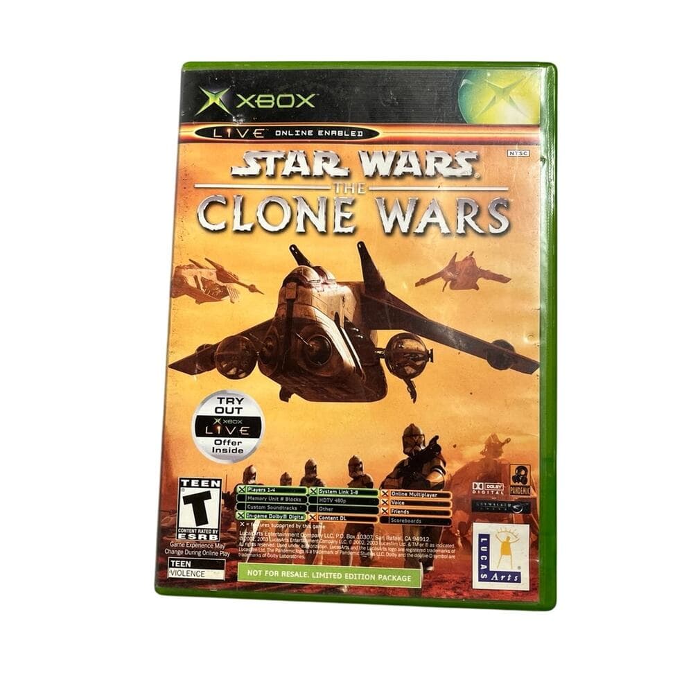 Star Wars Clone Wars / Tetris Worlds Combo Pack (Microsoft Xbox, 2005) - Thumbnail 4