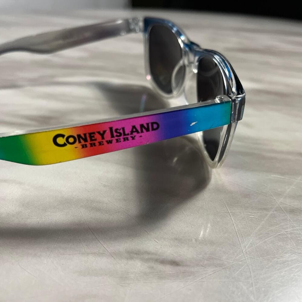Rainbow Coney Island Brewery glasses - Thumbnail 4