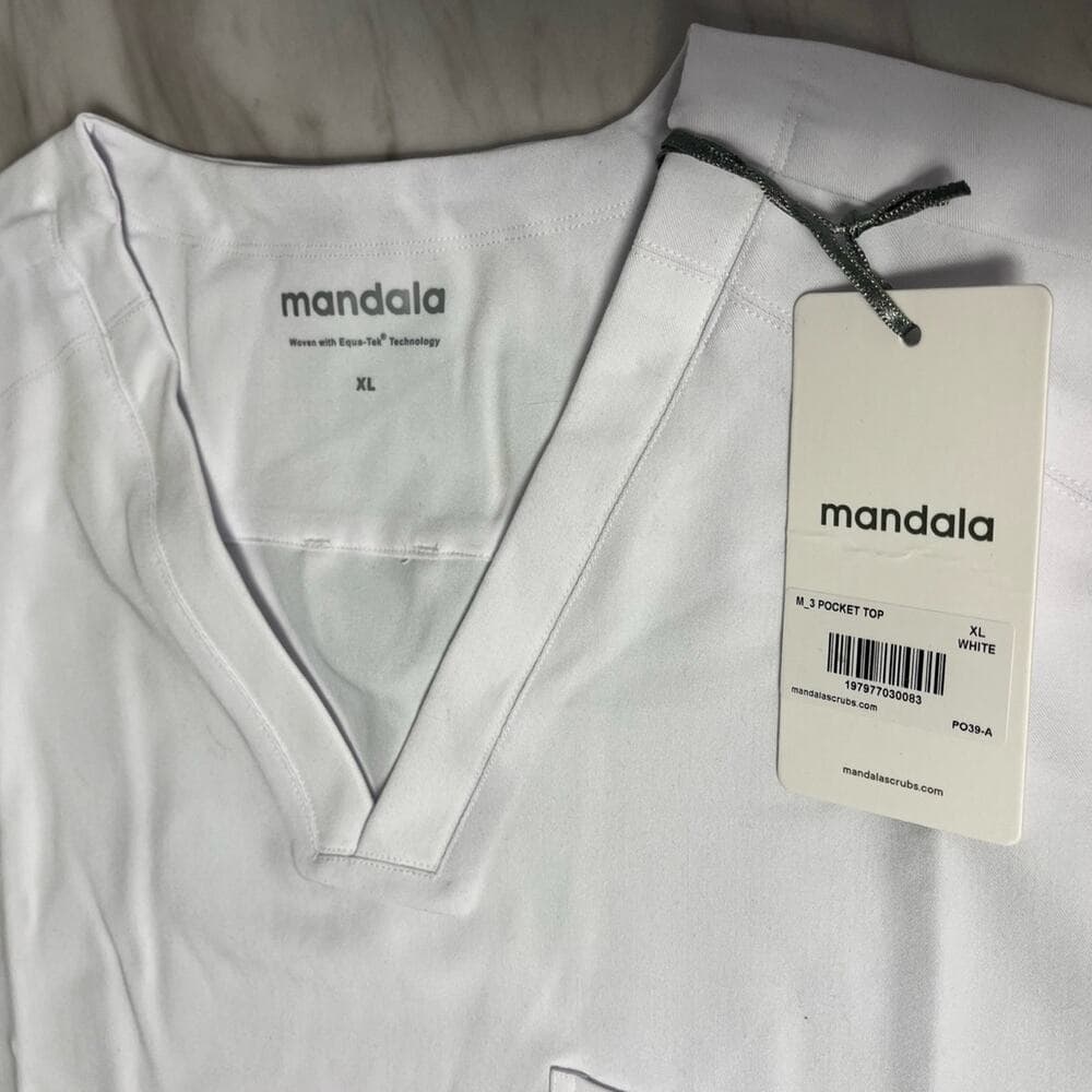 Mandala Men's Underscrubs White Size XL - Thumbnail 2