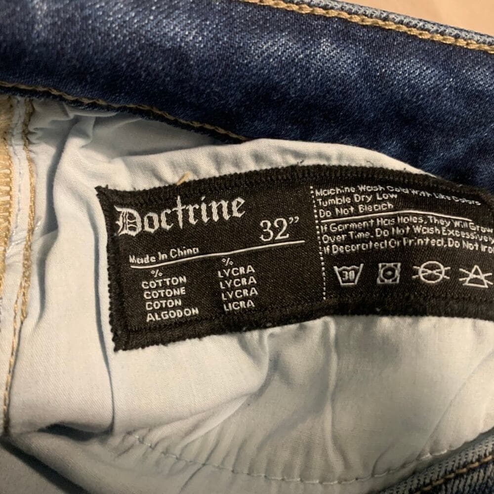Doctrine Superstack Denim Mens Jeans Size 32 - Thumbnail 6