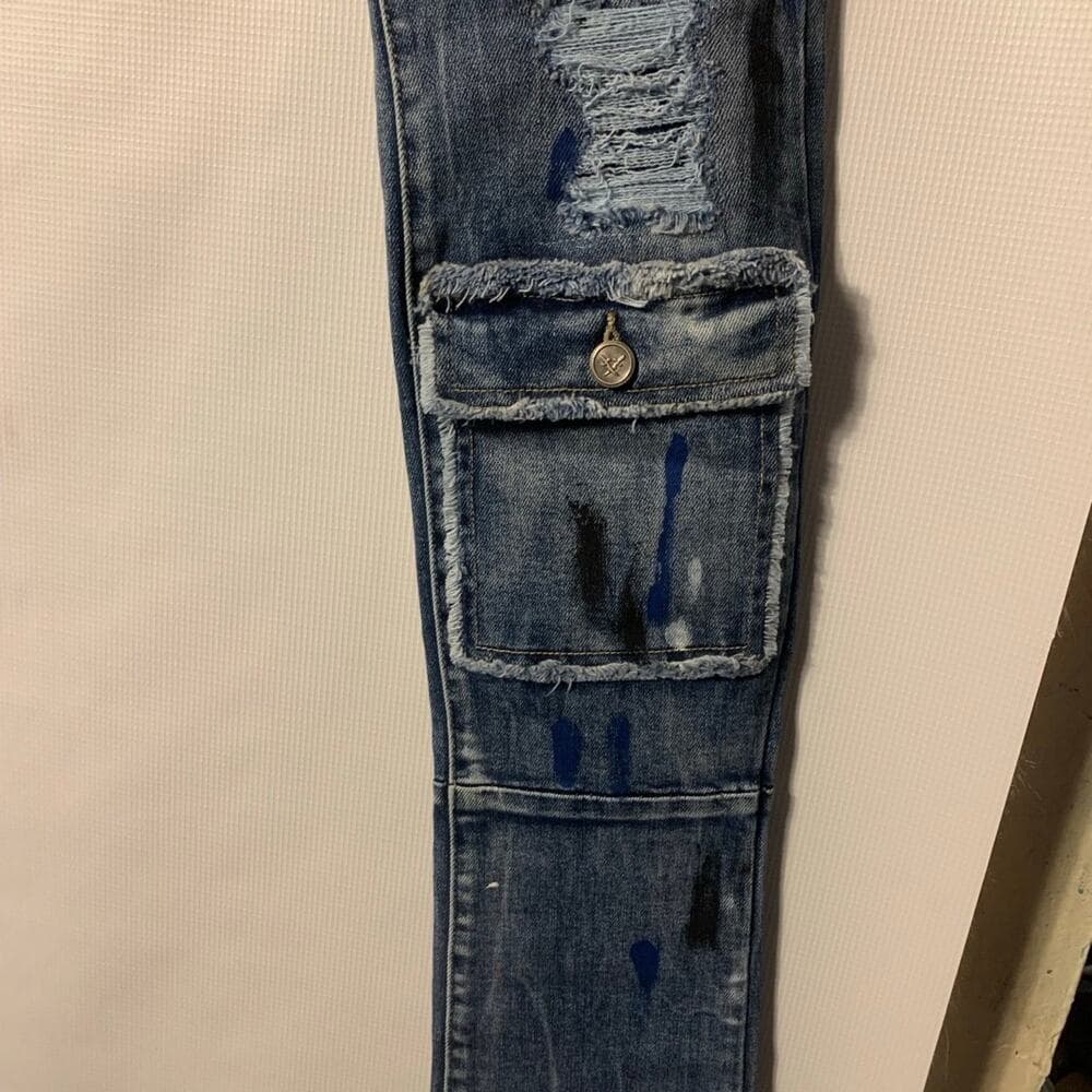 Doctrine Superstack Denim Mens Jeans Size 32 - Thumbnail 4