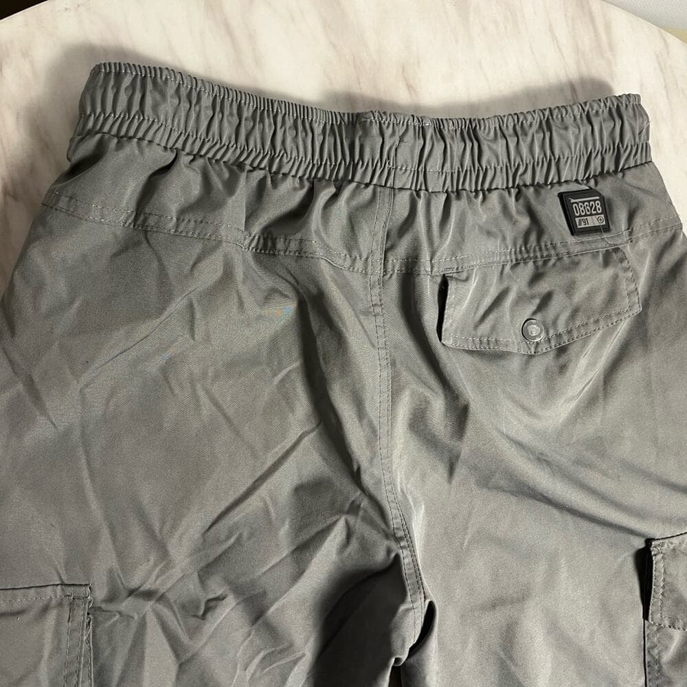 WT-02 Men’s Grey Cargo Pants - Thumbnail 5