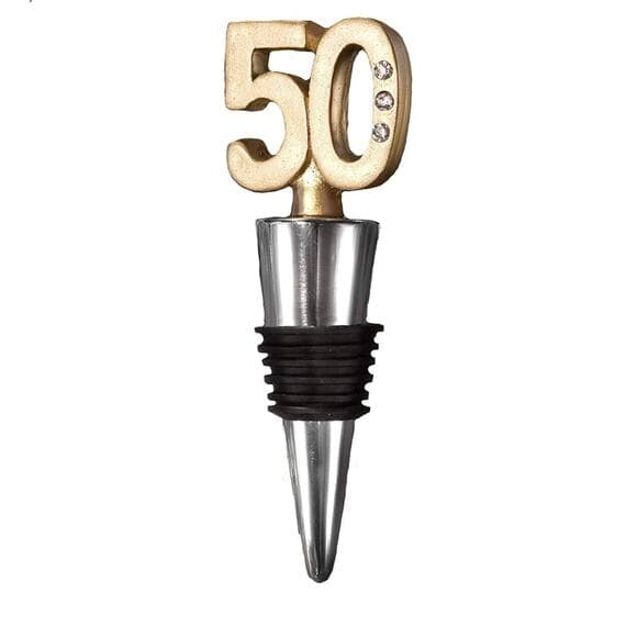 50th Anniversary or Birthday Bottle Stopper Anniversary Favor, 20 - Thumbnail 4