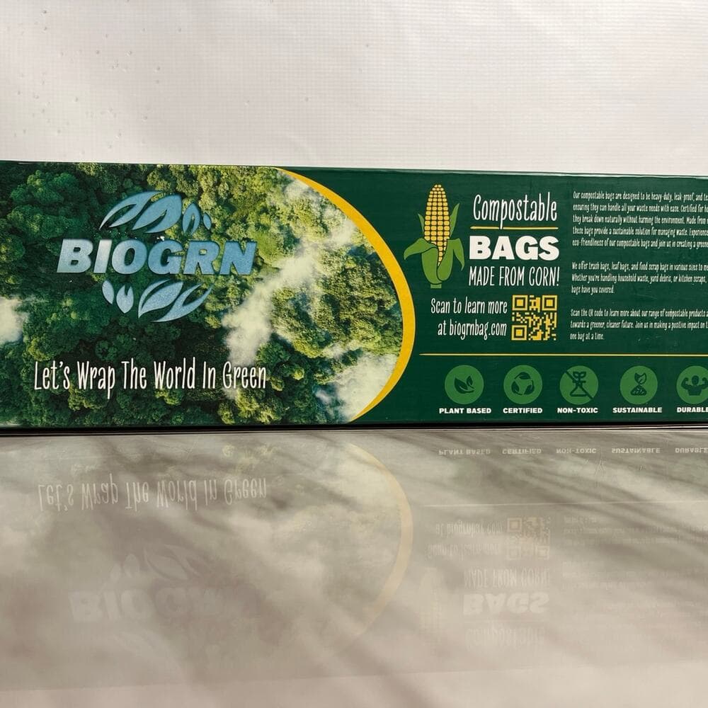 Biogrn Compostable Lawn Leaf 12 Bags - Thumbnail 2