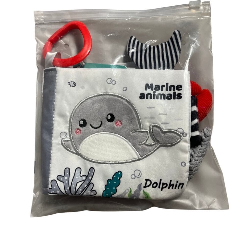 Material sensory book MARINE ANIMALS