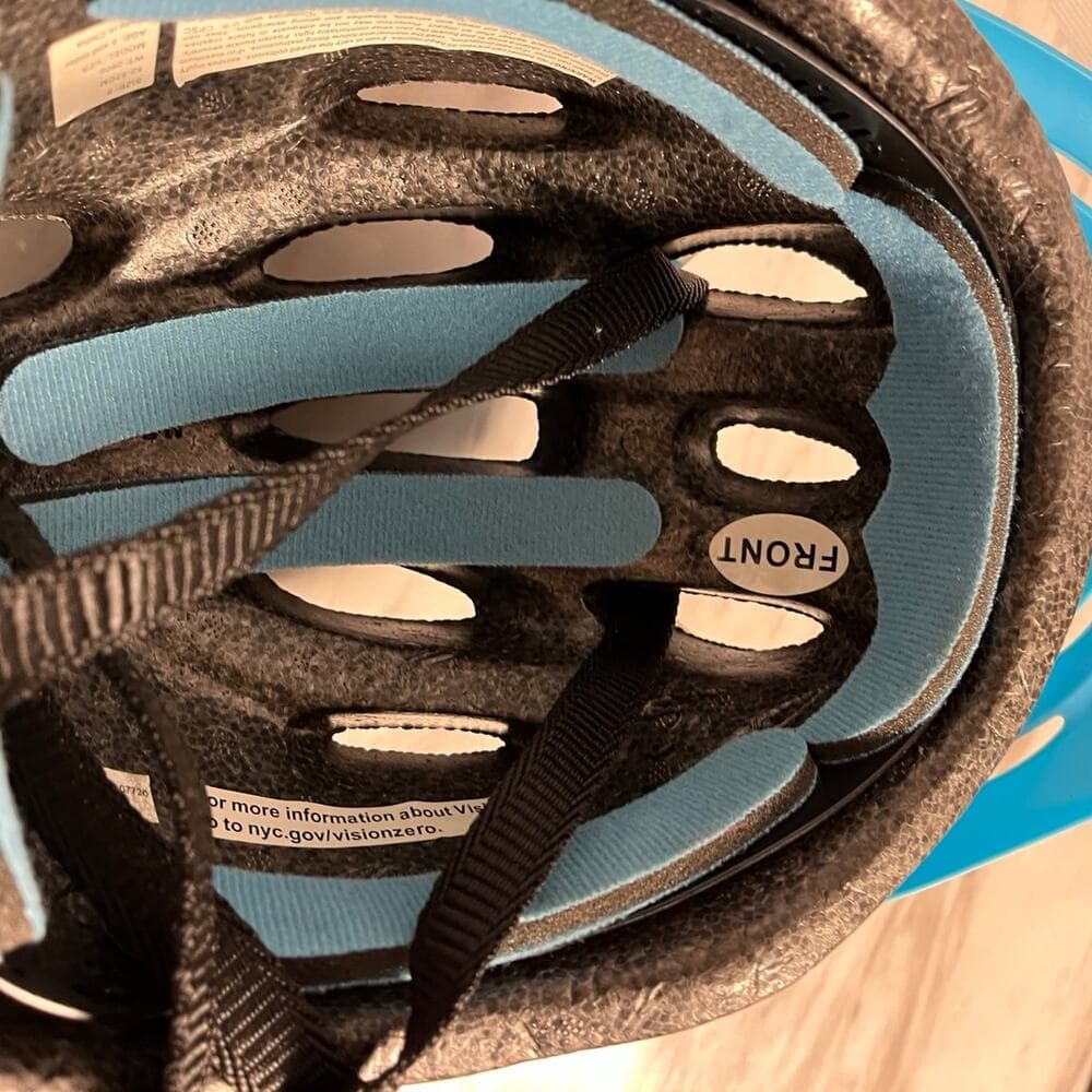 Vision Zero Helmet DOT Size Small Blue/White - Thumbnail 5