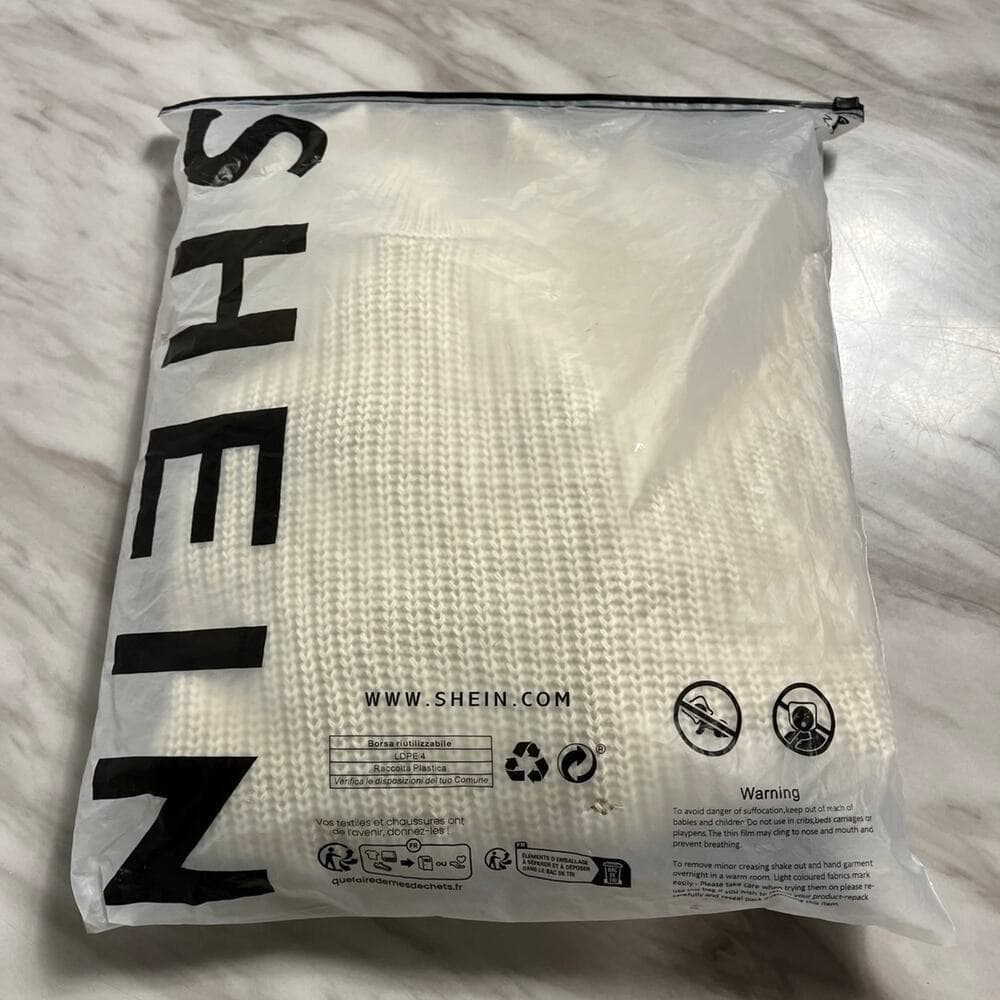 SHEIN Women’s Tan Crew Sweater Size Medium - Thumbnail 4