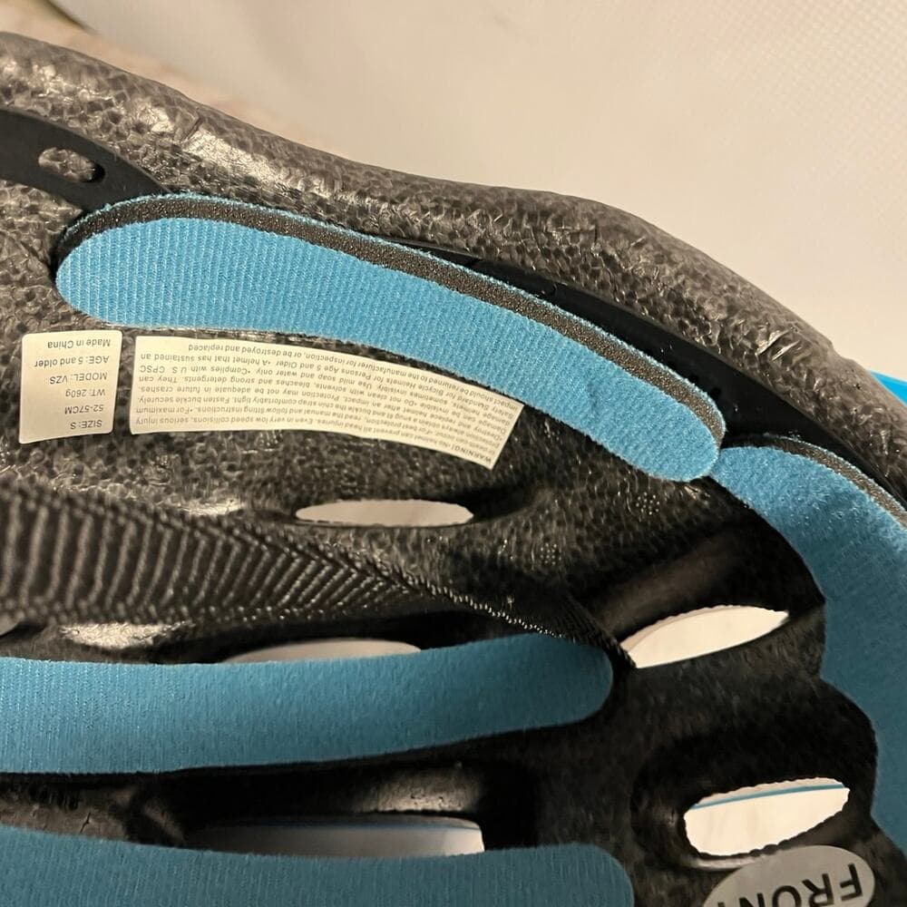 Vision Zero Helmet DOT Size Small Blue/White - Thumbnail 6