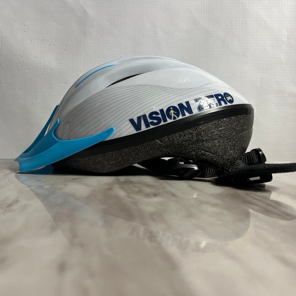 Vision Zero Helmet DOT Size Small Blue/White