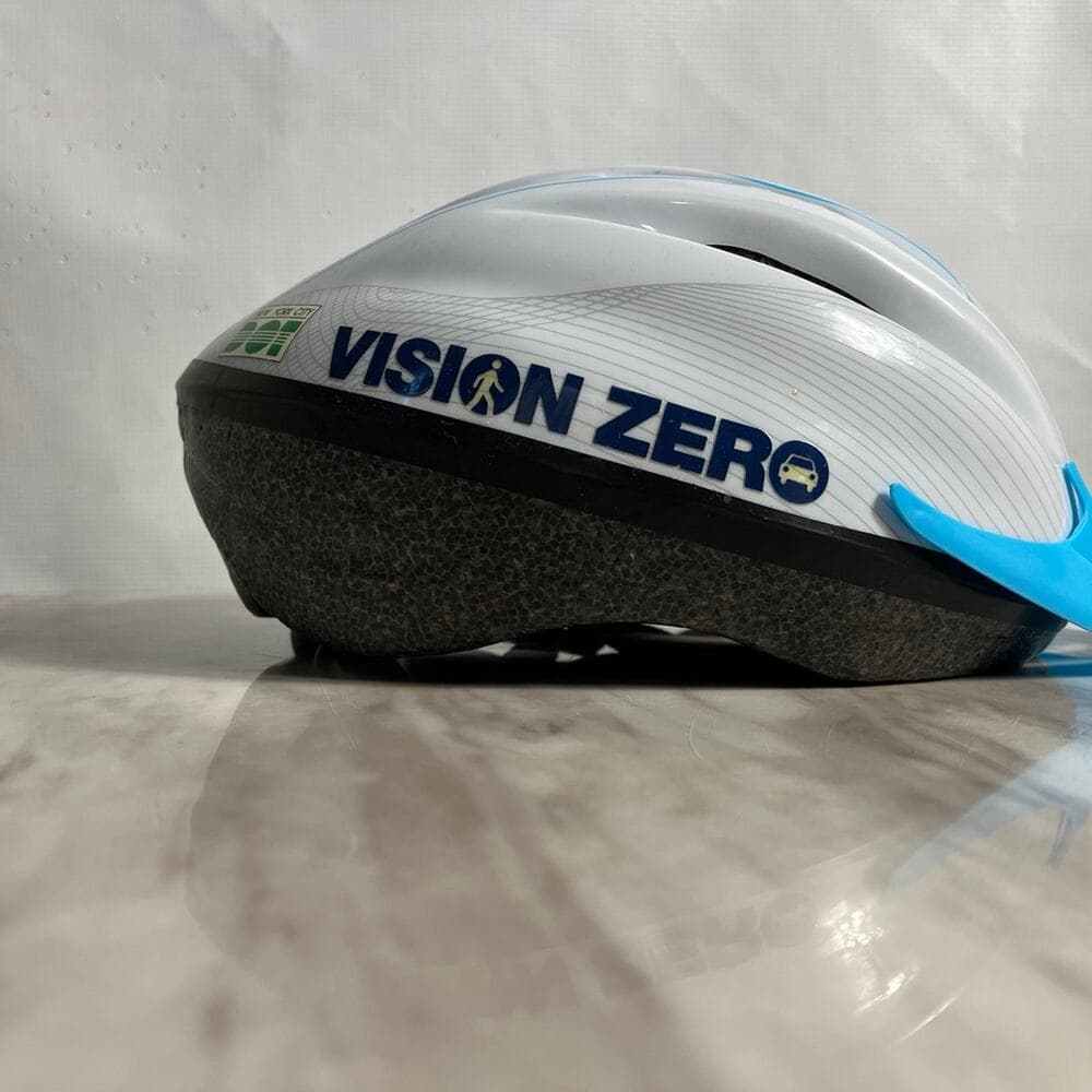 Vision Zero Helmet DOT Size Small Blue/White - Thumbnail 3
