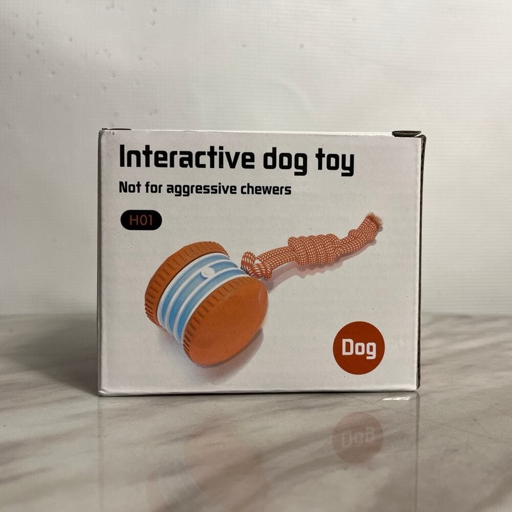 Interactive Dog Ball, Random Path Electric Automatic Moving and Rolling Dog Toy