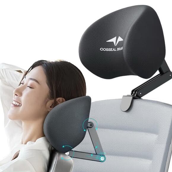 Memory Foam Headrest Attachment for Office Chair - Thumbnail 7