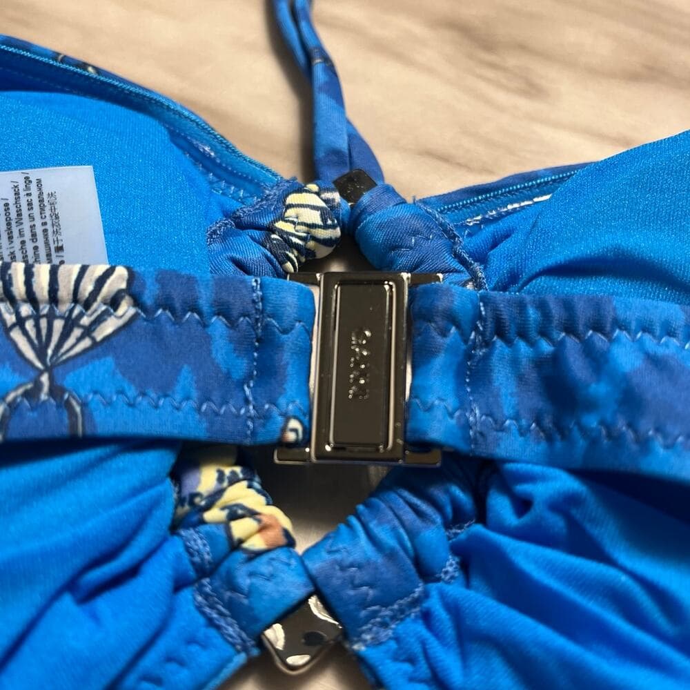 Ganni Sea Treasure Clolsonne Bikini Top Size 38 - Thumbnail 4