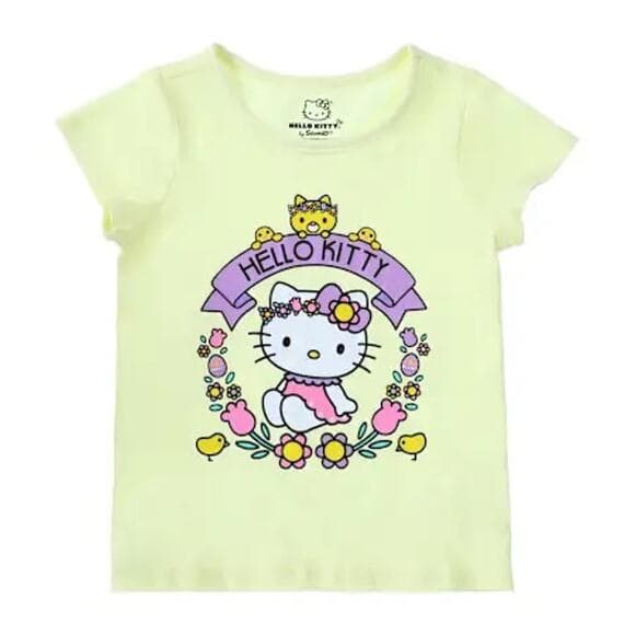 Hello Kitty Yellow T-shirt Size 3/4 - Thumbnail 7