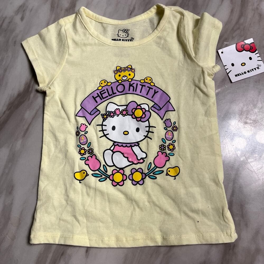 Hello Kitty Yellow T-shirt Size 3/4