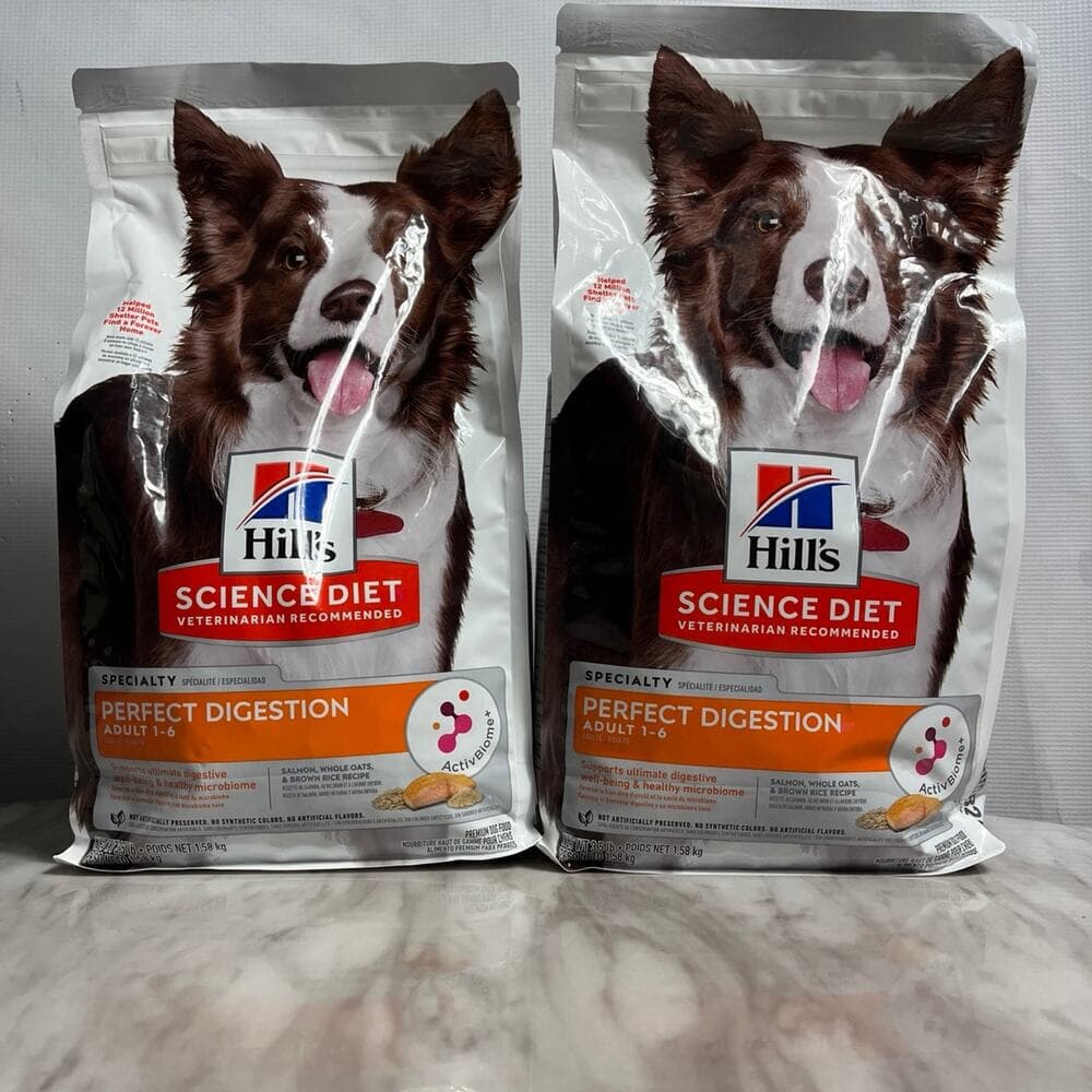 2 Bags Hill’s Science Diet Perfect Digestion 7lbs