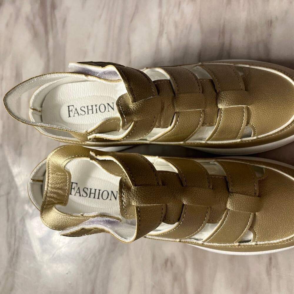 Fashion Women’s Earthy Yellow -40 Sandals