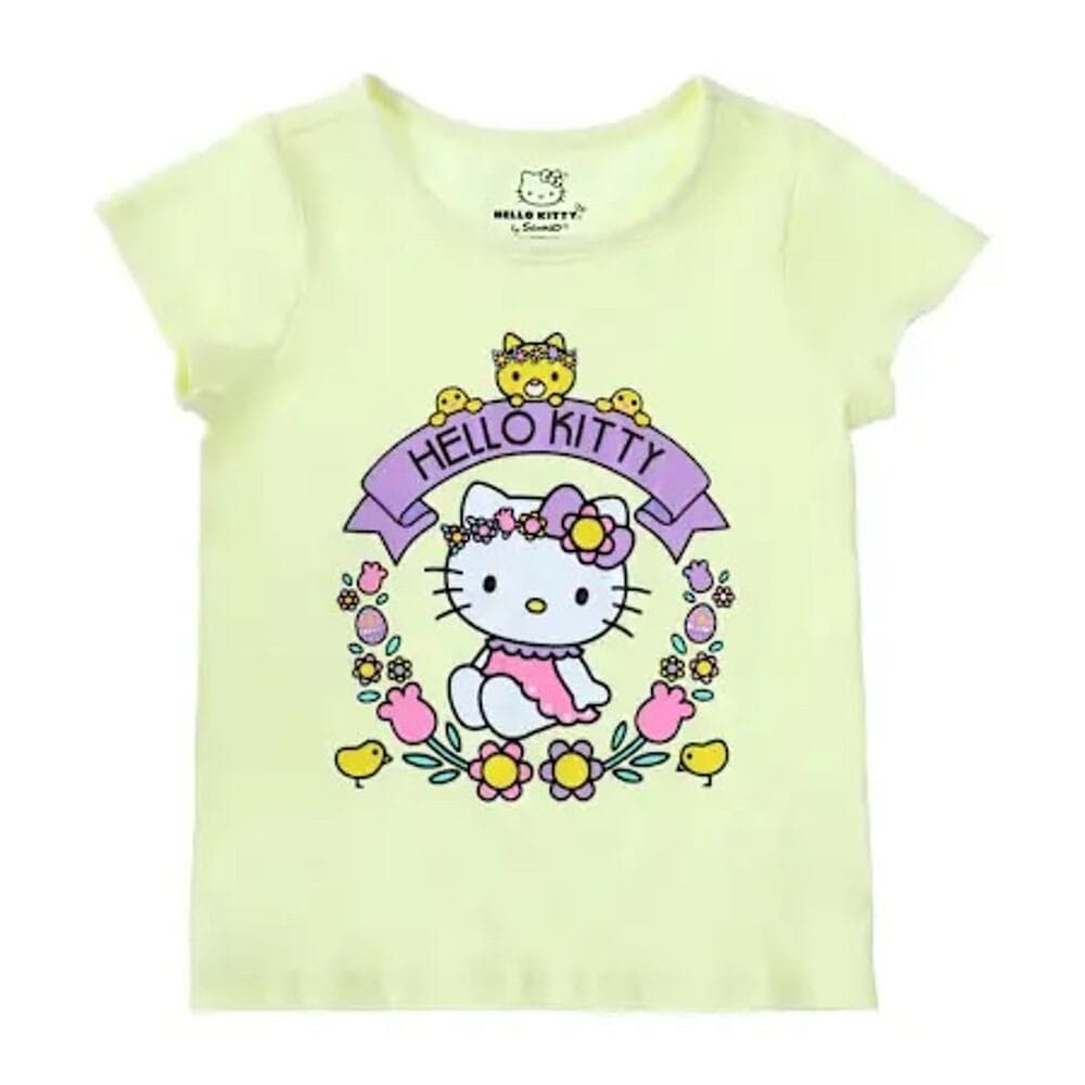 Hello Kitty Yellow T-shirt Size 3/4 - Thumbnail 6