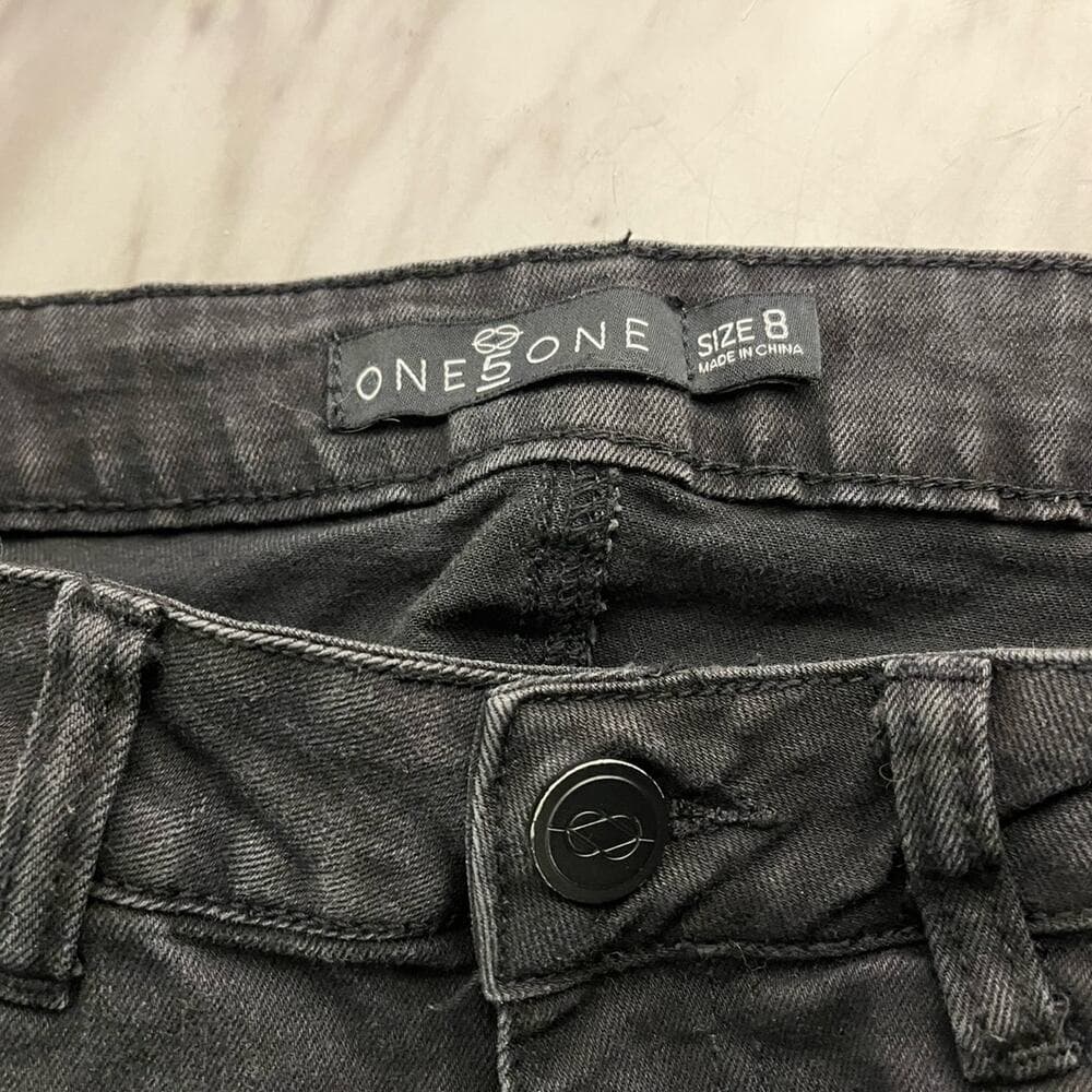 One 5 One Black Women’s Jeans Size 8 - Thumbnail 2