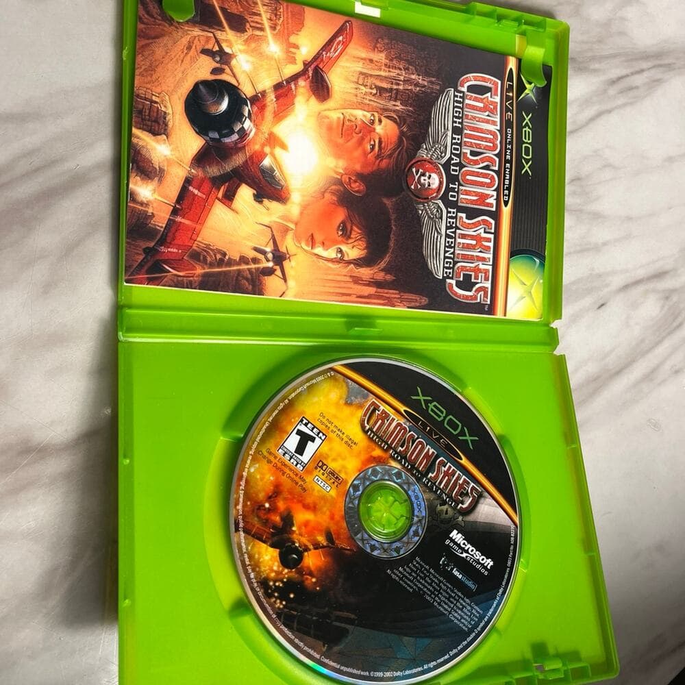 Crimson Skies High Road To Crimson Skies: High Road to Revenge (Microsoft Xbox,