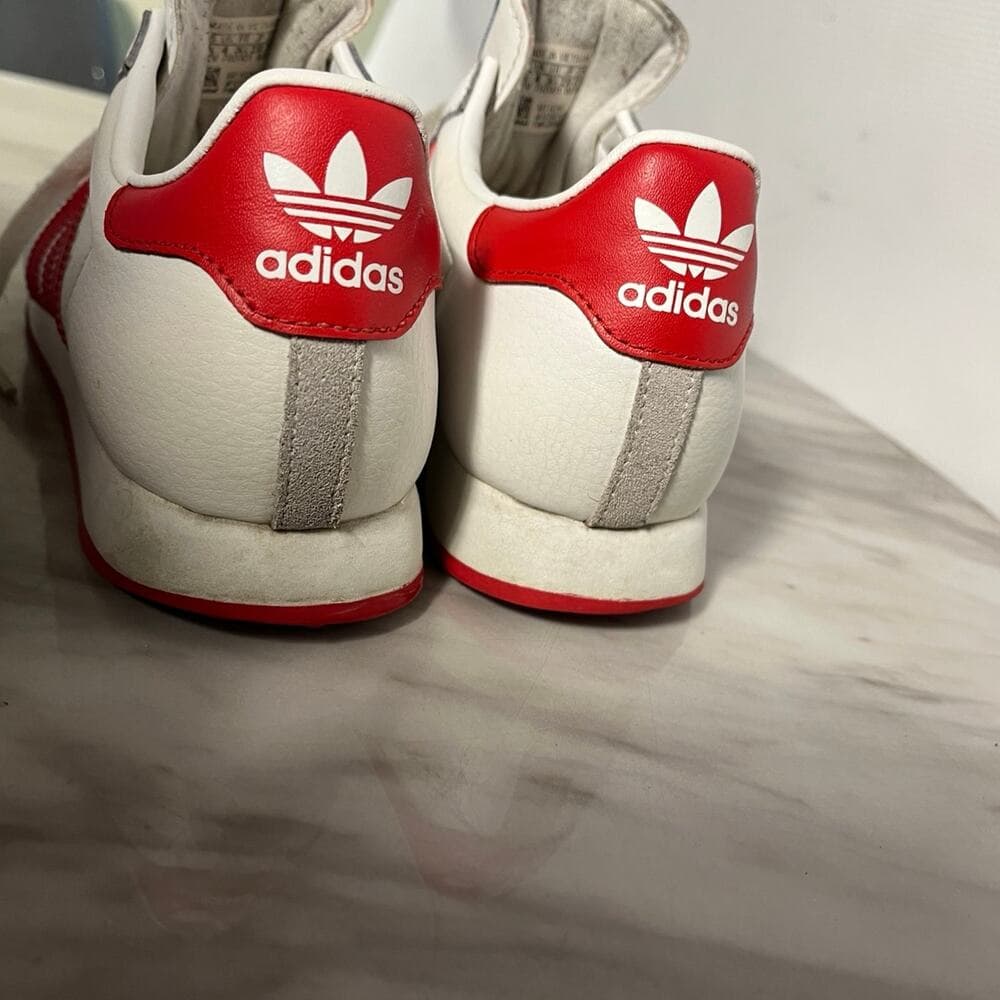 Red & White Adidas Size 4 1/2 - Thumbnail 2