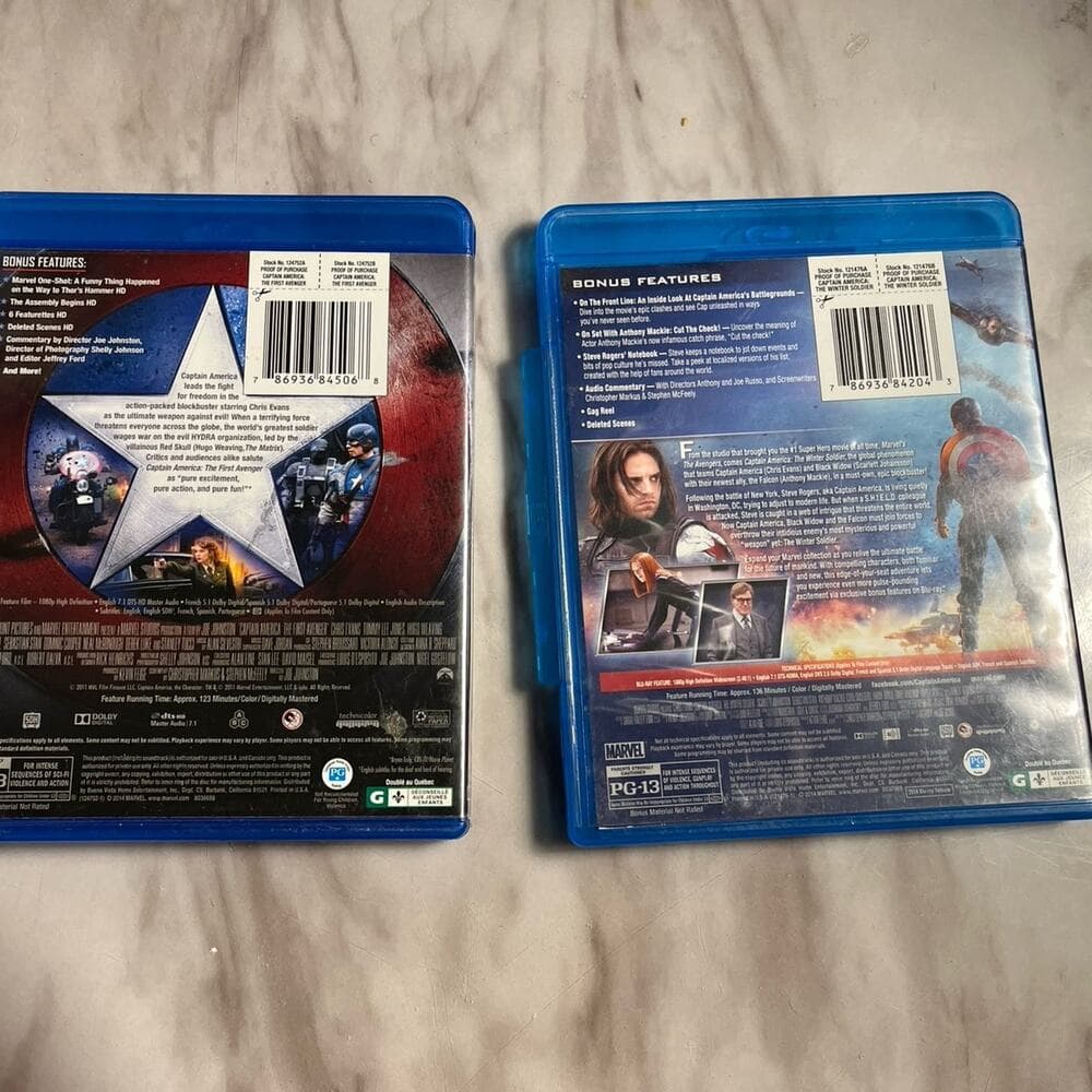 A Bundle Of Captain America Blu-ray Movie
