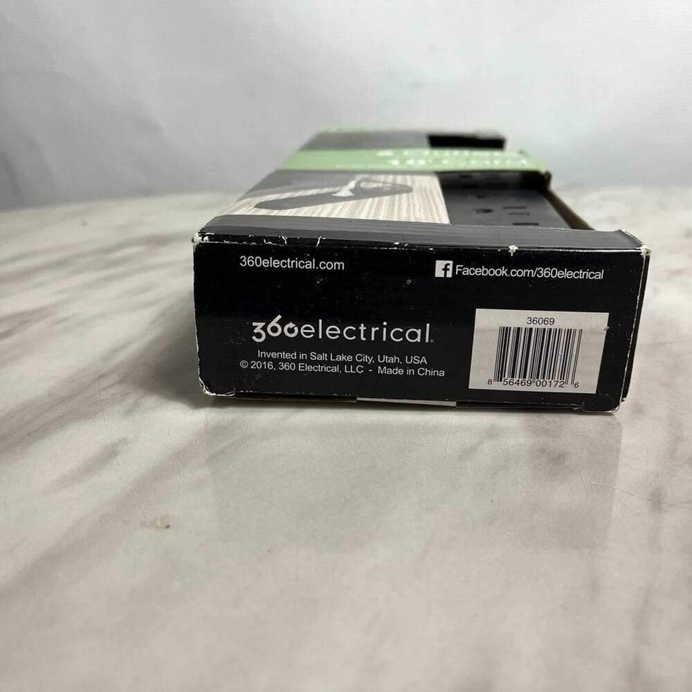 6 Outlets With Surge Protection 10” Cord - Thumbnail 4
