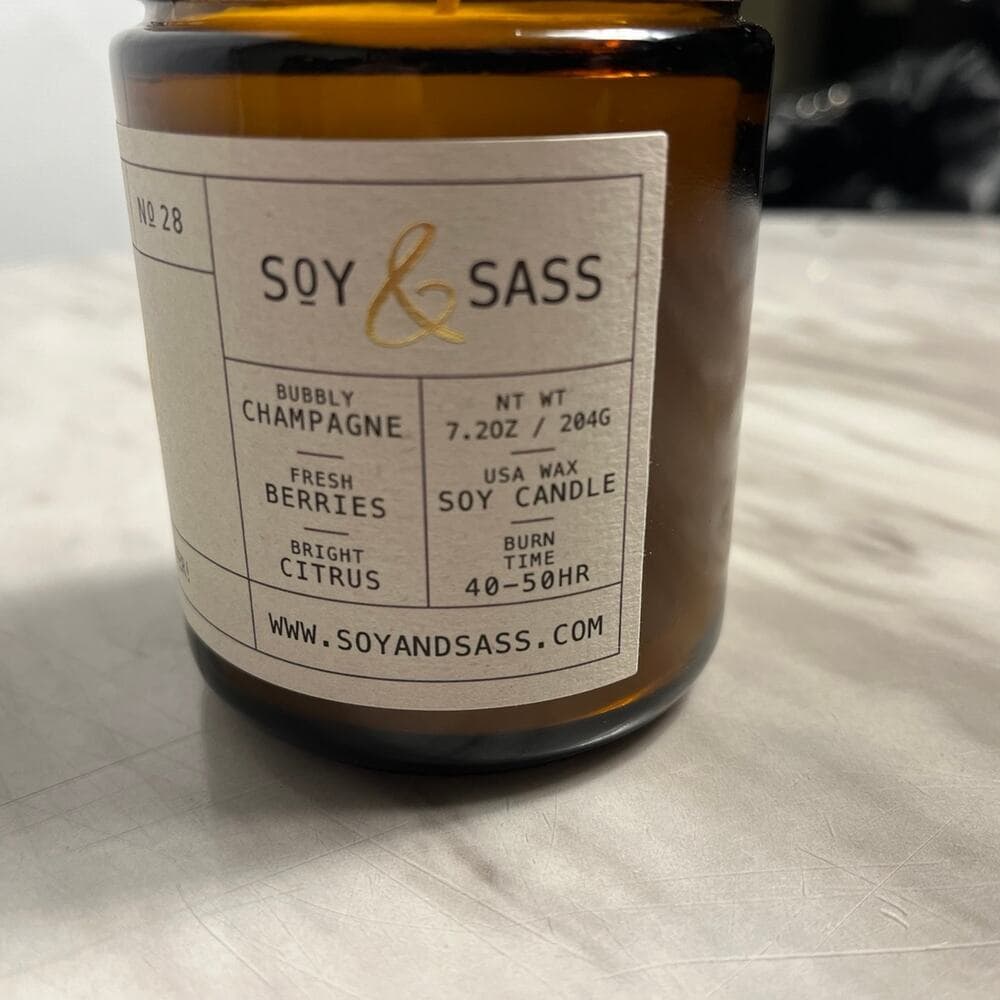 Mr. & Mrs. 2025, Lavender Scented Candle - Thumbnail 9