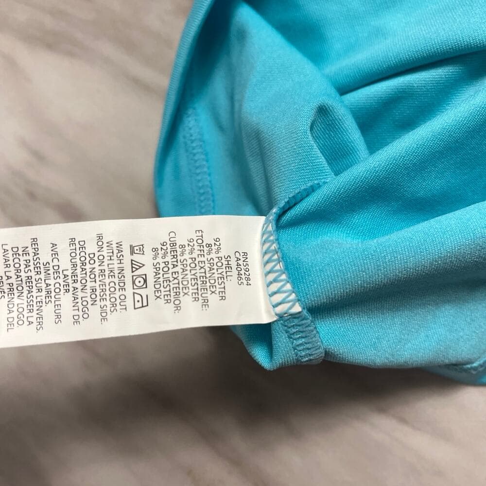 Place Sport Swim Shirt Blue Sharks Beach Sun - Kids Size Large - Thumbnail 4