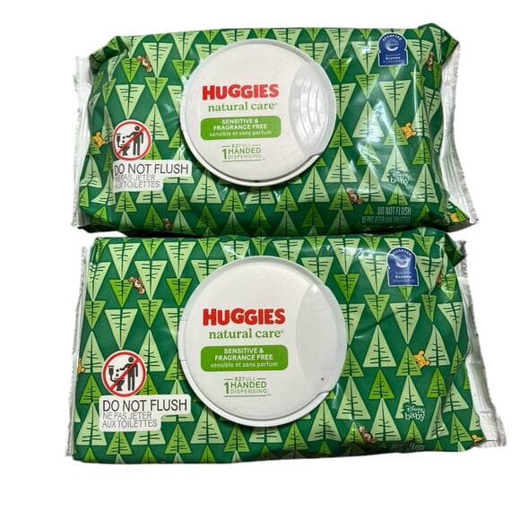 2 Packs Of Huggies Natural Care Wipes - Thumbnail 4