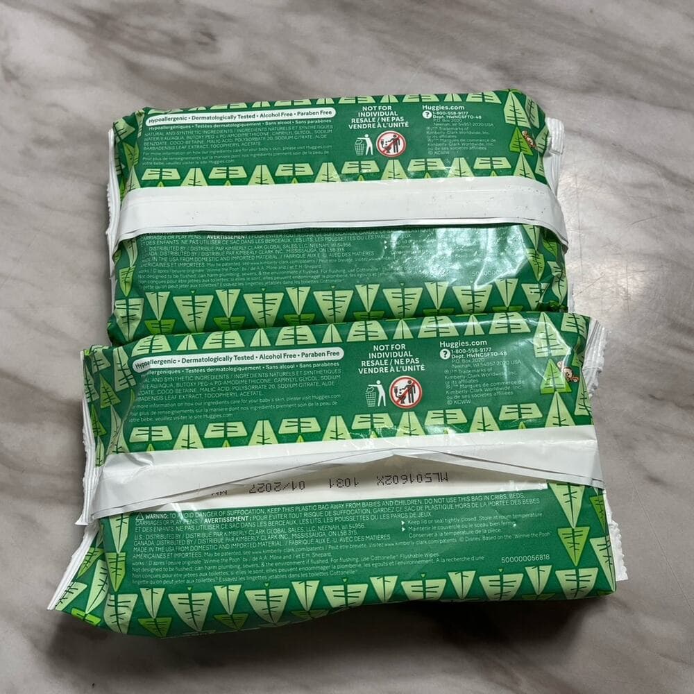 2 Packs Of Huggies Natural Care Wipes - Thumbnail 2