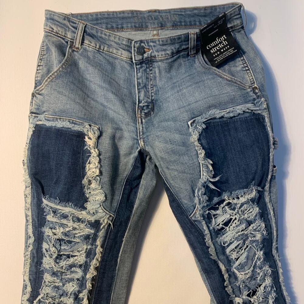 Si Tu Veux Flared Mens Jeans Size 32 - Thumbnail 2