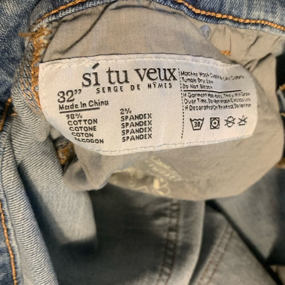 Si Tu Veux Flared Mens Jeans Size 32 - Thumbnail 5