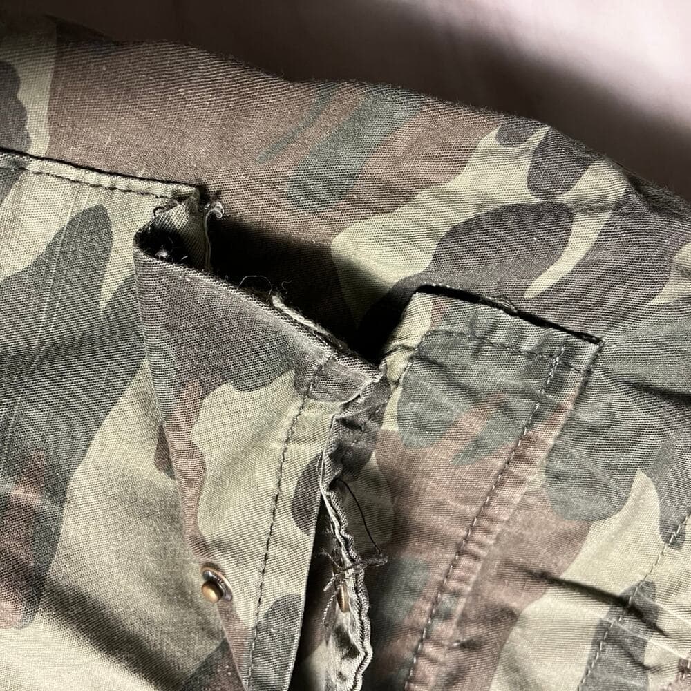 New Look Womens Hooded Army Camouflage Jacket Size X-Large - Thumbnail 4