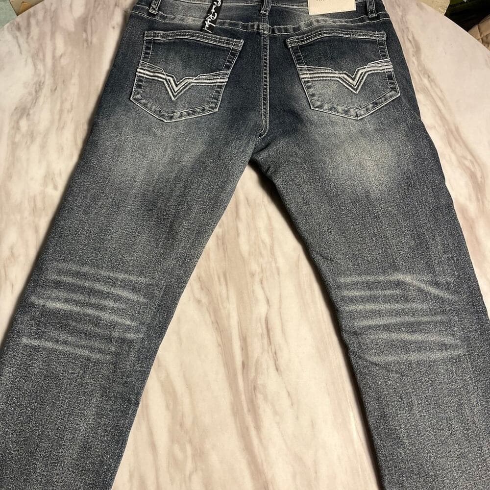 True Rebel Slim Jeans Size W32 X L32 Men’s - Thumbnail 4
