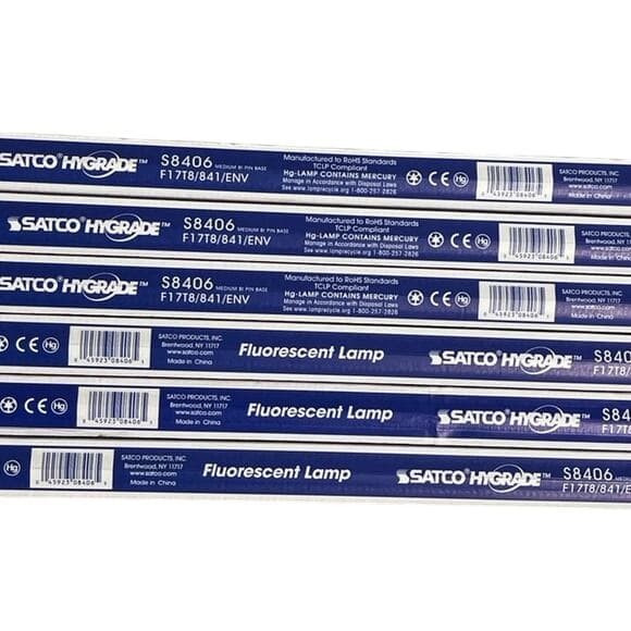 6 Satco S8406 F17t8/841/Env 17w Fluorescent W/ Medium Bi-Pin Base - Warm Bulb - Thumbnail 3