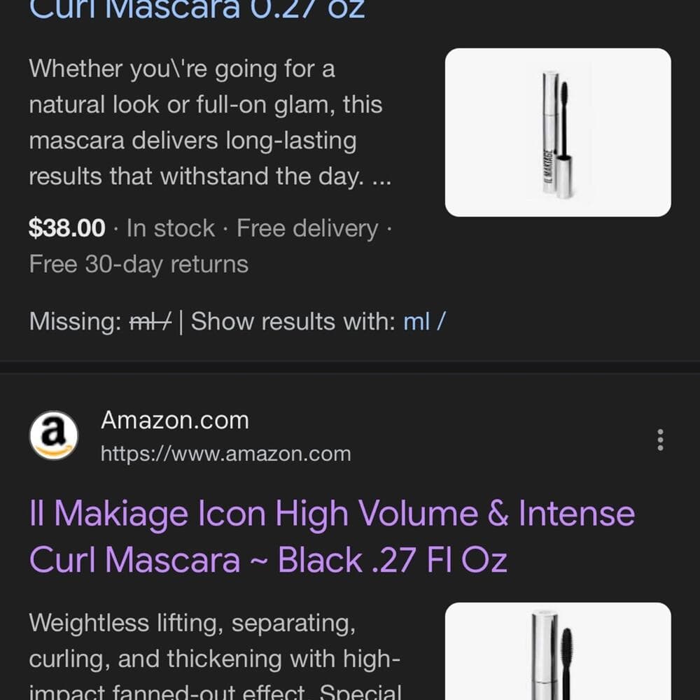 Il Makiage Icon High Volume & Intense Curl Mascara ~ Black .27 Fl Oz - Thumbnail 4