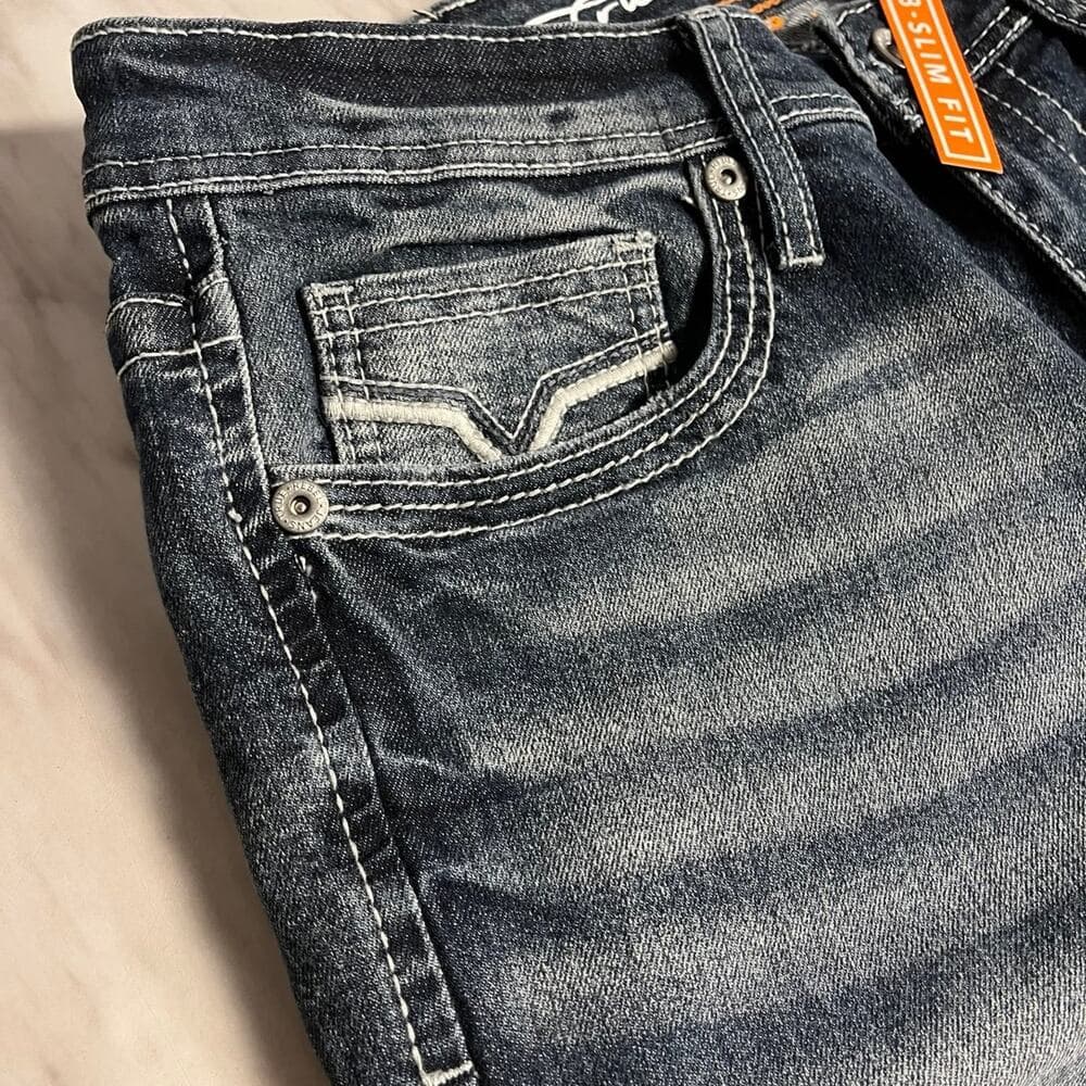 True Rebel Slim Jeans Size W32 X L32 Men’s - Thumbnail 3