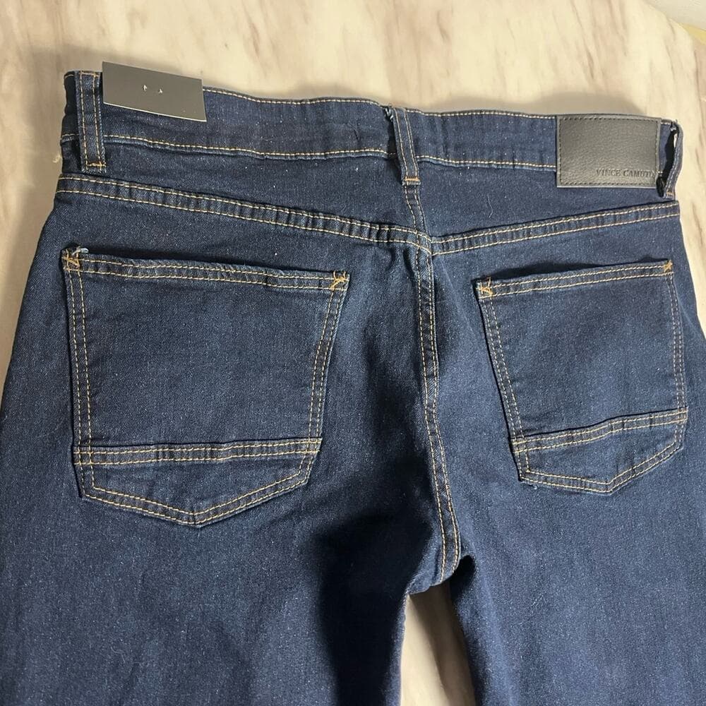 Vince Camuto Men’s Dark Blue Mens Jeans Size W32 X L30 - Thumbnail 4