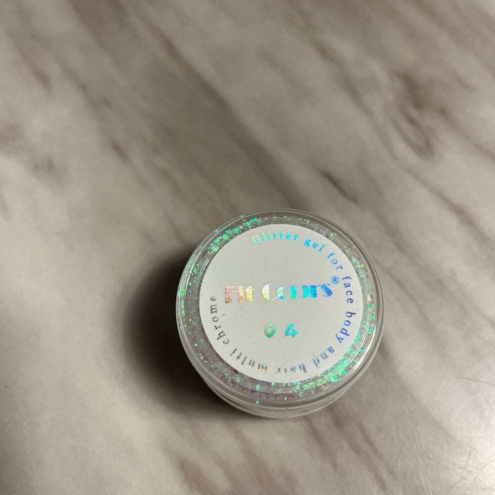 Holographic Body Glitter Gel for Body Face Hair Lip Makeup, Sparkling Glitter